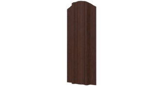 Штакетник Евротрапеция 117x0,45 мм, Antique wood
