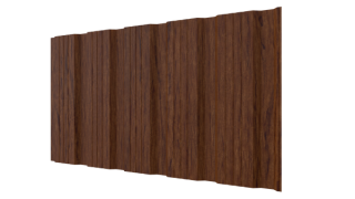 Профнастил К20 1195/1130x0,45 мм, Золотой орех 3D