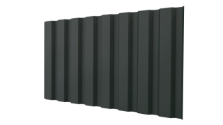 Профнастил С20A 1150/1100x0,45 мм, 6009 пихтовый зеленый матовый
