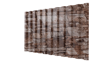 Профнастил С21 1051/1000x0,45 мм, Дикий камень