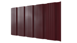 Профнастил К20 1195/1130x0,5 мм, 3005 винно-красный глянцевый