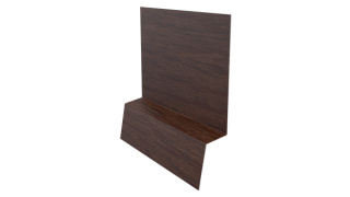Планка стартовая фальц 135x30x55 мм, Античный дуб 3D