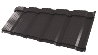 Профиль Пегас 1195/1130x0,4 мм, RR32/8019Г серо-коричневый глянцевый