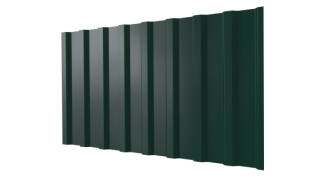 Профнастил С20B 1150/1100x0,5 мм, 6005 зеленый мох глянцевый