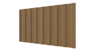 Профнастил С20R 1150/1100x0,45 мм, Орех 3D