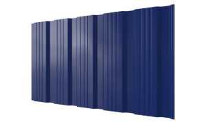Профнастил К20 1195/1130x0,45 мм, 5002 ультрамариново-синий глянцевый
