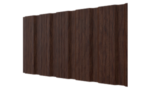 Профнастил К20 1195/1130x0,45 мм, Античный дуб 3D