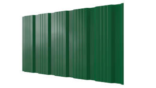 Профнастил К20 1195/1130x0,3 мм, 6029 мятно-зеленый глянцевый