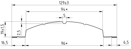 Штакетник Европланка Престиж 131x0,5 мм, 7047 телегрей 4 глянцевый