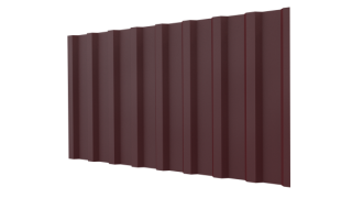 Профнастил С20B 1150/1100x0,5 мм, 3005 винно-красный матовый