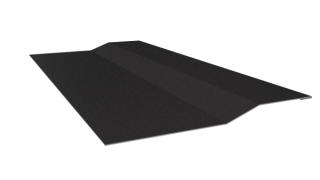 Планка крепёжная фальц 50x17x29 мм, 0,45 9005 черный янтарь