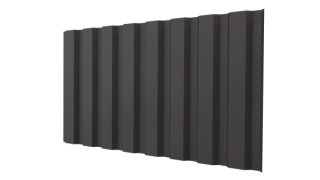 Профнастил С20A 1150/1100x0,45 мм, 8019 серо-коричневый матовый